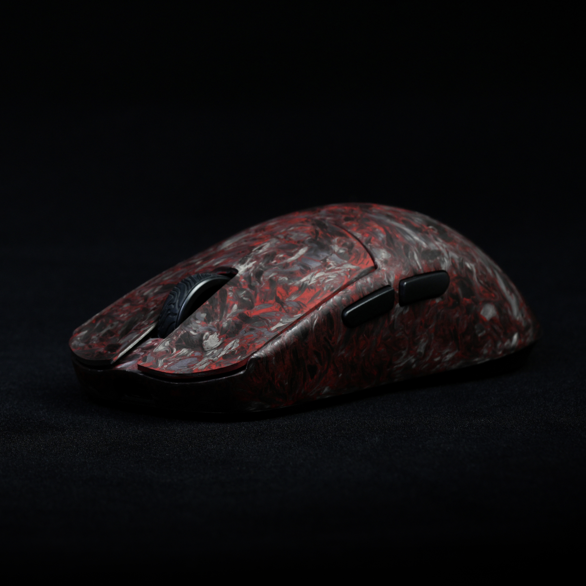 YING Forged Carbon Fiber Gaming Mouse - Lightweight Ergonomic Design for PC & Laptop Gamers - Perfect for FPS, MOBA & Esports Tournaments
