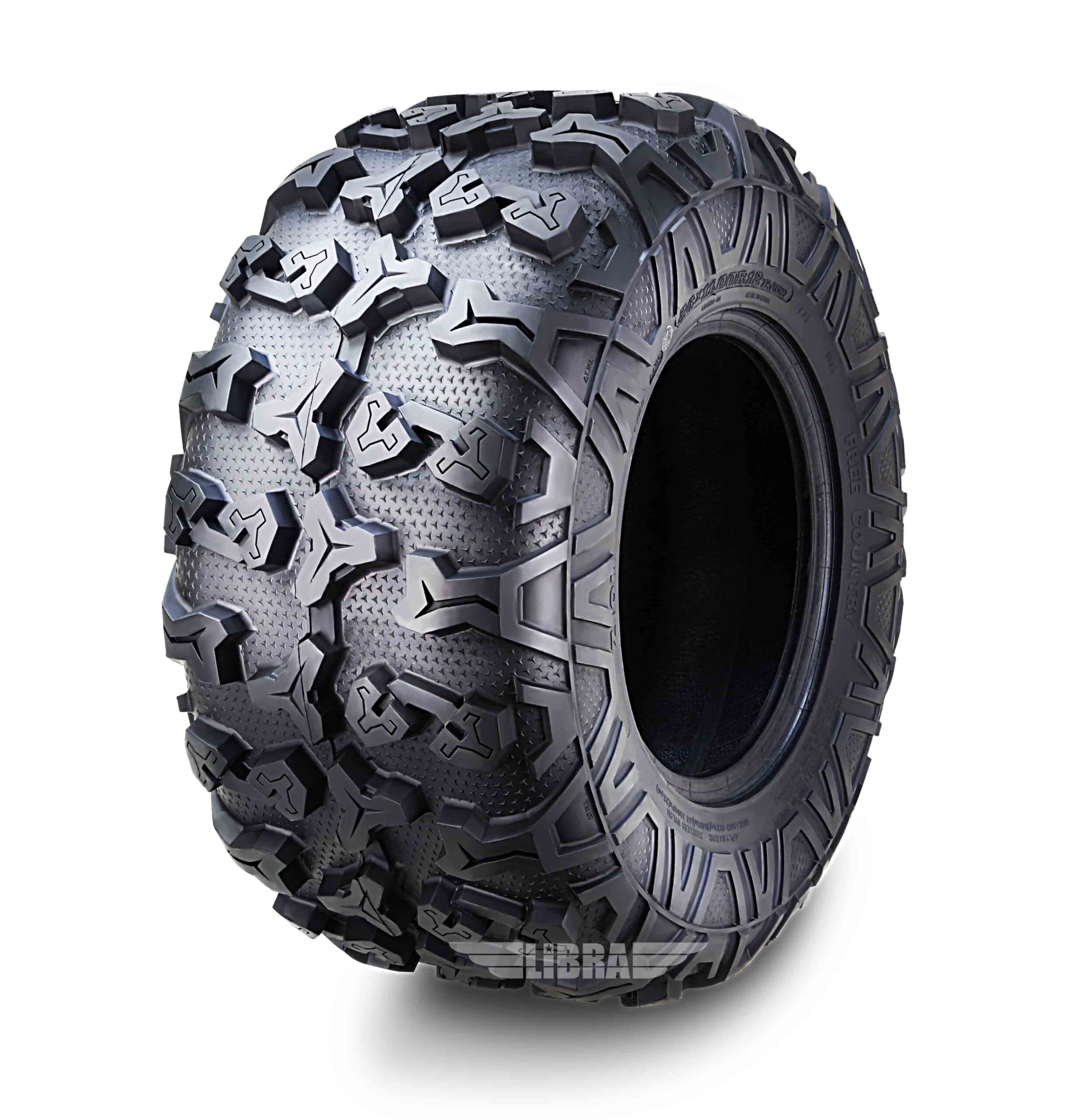 Premium ATV/UTV Tires Set of 2 - 27x11-12 8PR with Scuff Guard - All-Terrain Off-Road Tires for Dirt Bikes, ATVs, and Utility Vehicles - Ideal for Mud, Sand, and Rocky Trails