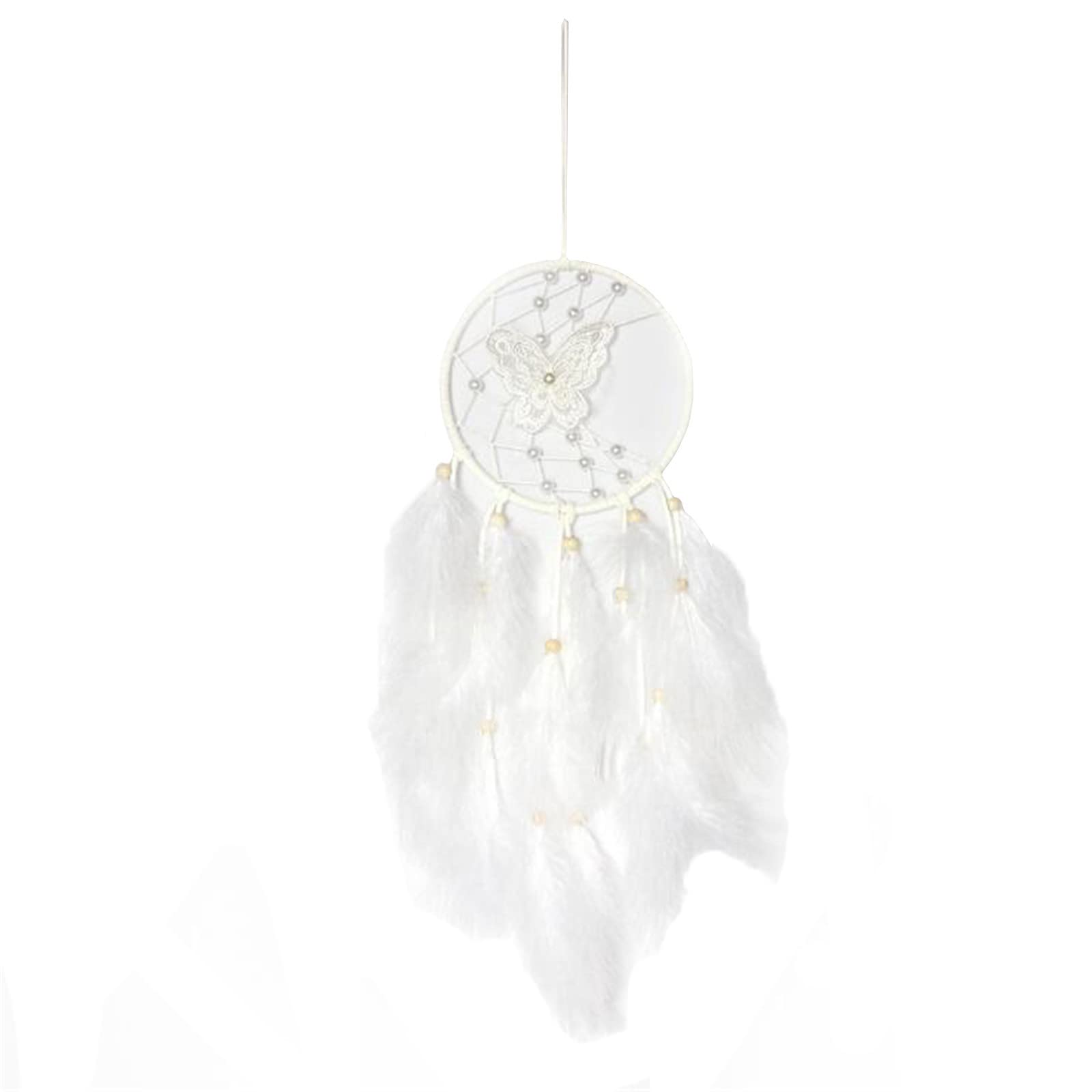 Dreamcatcher Wall Hanging for Bedroom - Handmade Boho Home Decor, Modern Wind Chime & Lucky Charm Gift for Housewarming, Birthday | Perfect for Nursery, Living Room & Meditation Space