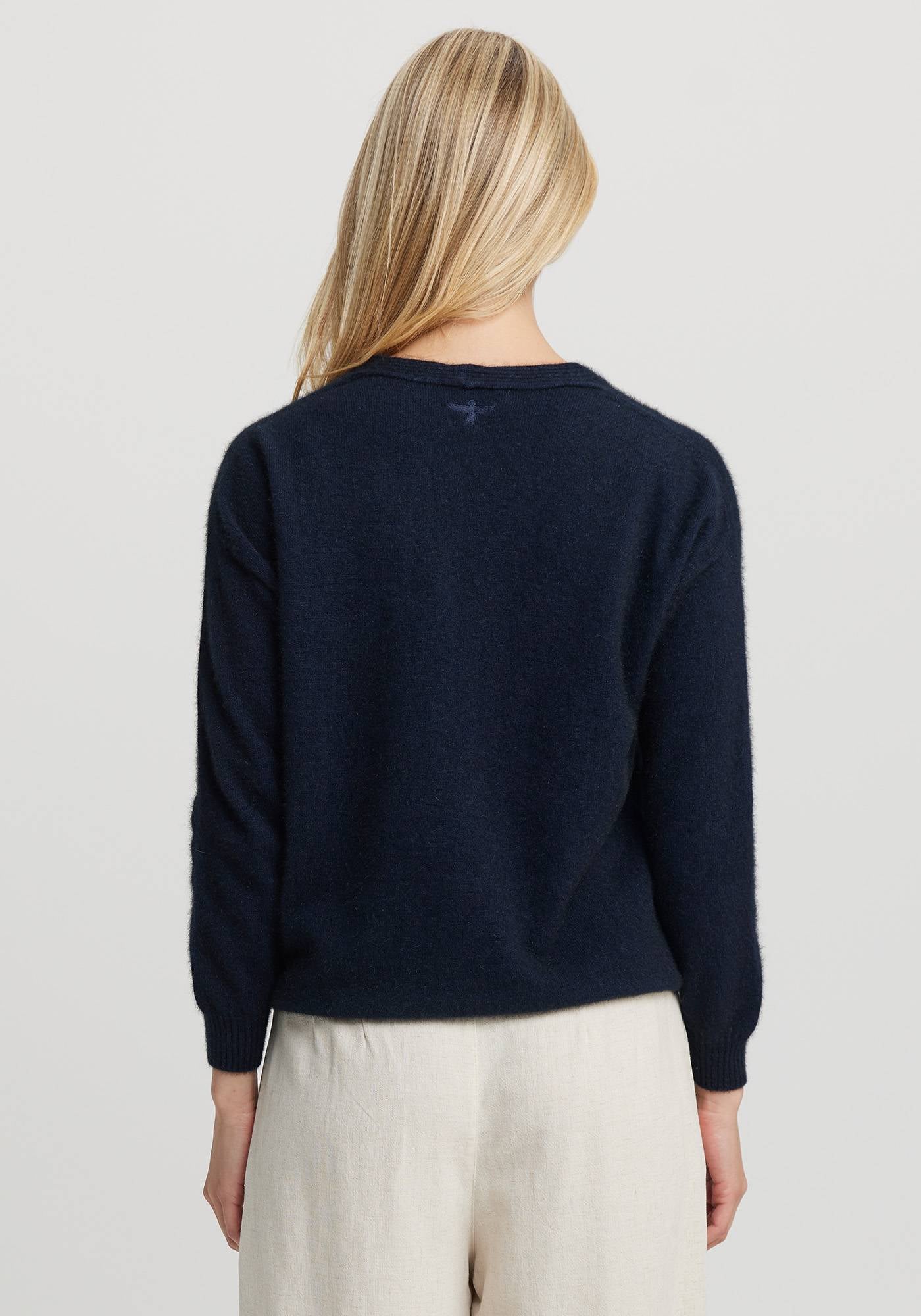 Cozy Relax V-Neck Sweater for Women - Soft & Comfortable Knit Pullover - Perfect for Casual Wear, Office & Fall Outfits