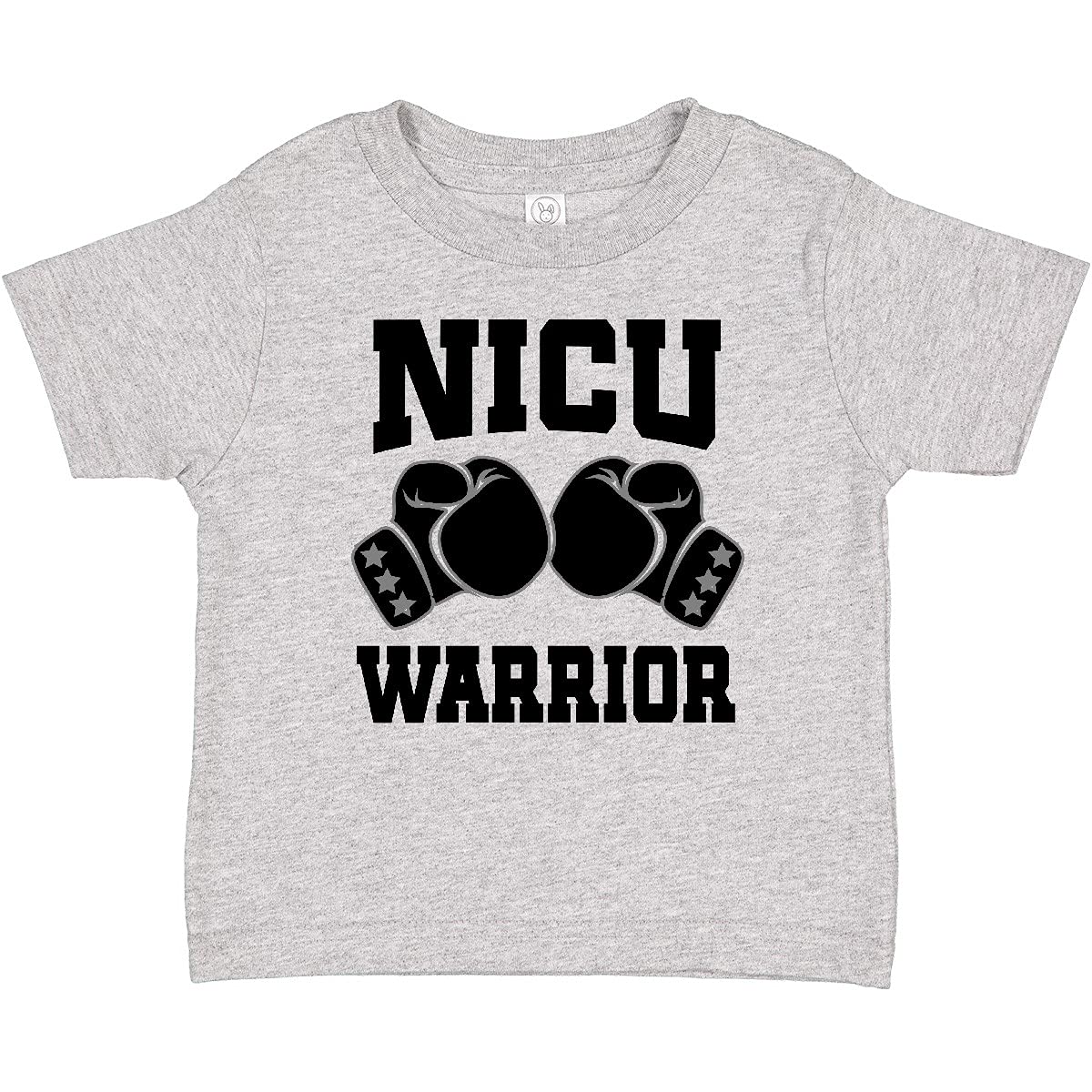 Inktastic NICU Warrior Baby Boy T-Shirt - Comfortable Cotton Cute Infant Bodysuit for Preemie & Newborn - Perfect for NICU Graduation, Hospital Photos & Supportive Gifts