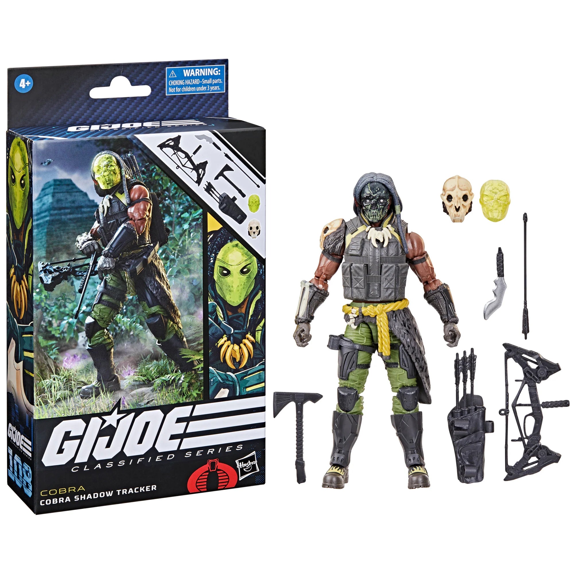 G.I. Joe Classified Series Cobra Shadow Tracker Action Figure - 6-Inch Collectible Military Toy for Display & Play | Perfect for Collectors, Gift Giving & Diorama Scenes