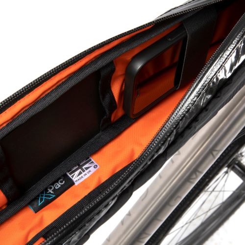 Restrap Race Long Top Tube Bike Bag - Lightweight & Waterproof Cycling Accessory for Road, Mountain & Commuter Bikes | Perfect for Storing Phone, Keys & Essentials During Rides