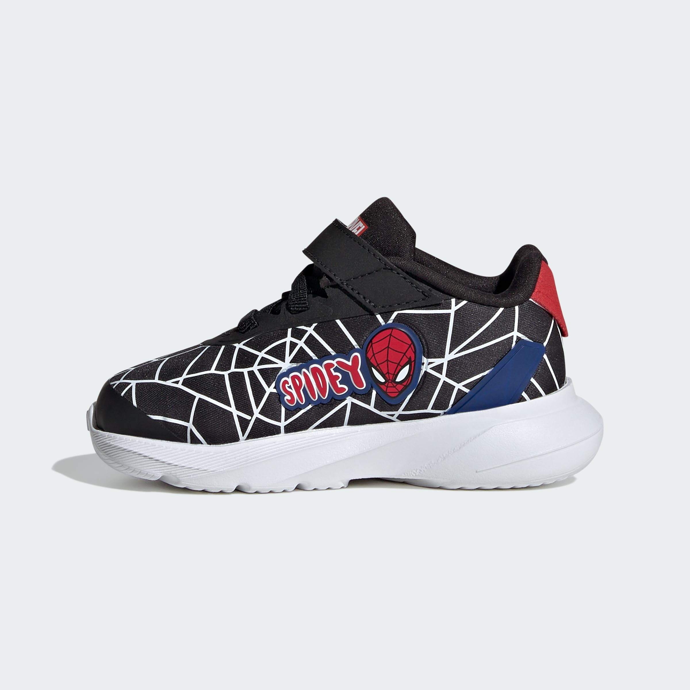Adidas Unisex Kids Duramo Spider-Man EL K Running Shoes - Lightweight & Comfortable for School, Sports & Daily Activities