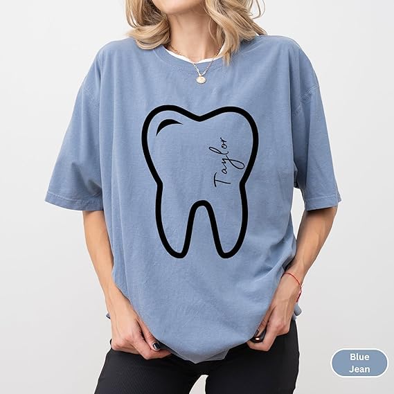 Personalized Dentist Sweatshirt & Hoodie - Funny Tooth Design Gift for Dentists & Dental Assistants | Perfect for Dental Clinics, Graduations & Appreciation Gifts