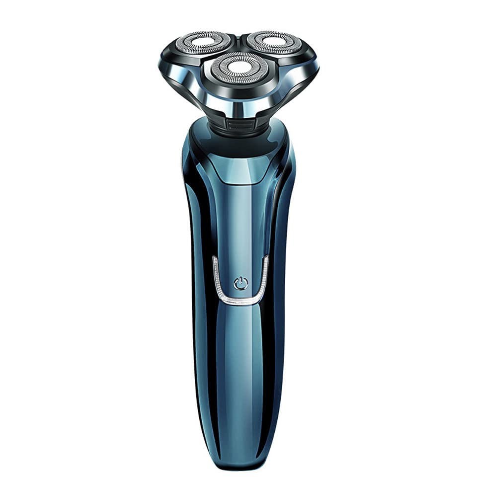 Men's Electric Razor - Waterproof Wet/Dry Shaver with 360° Floating Heads, USB Rechargeable Beard Trimmer & Clipper for Smooth Shaving - Perfect for Travel, Gym & Daily Grooming
