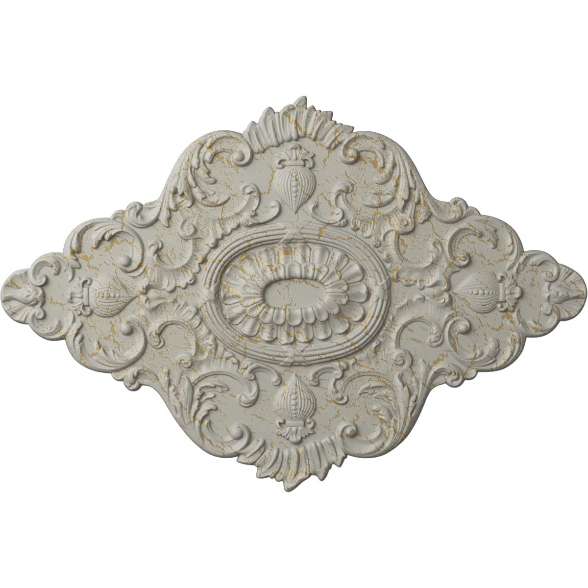 Ekena Millwork CM42X28ASPCC Ashford Ceiling Medallion - 42.75