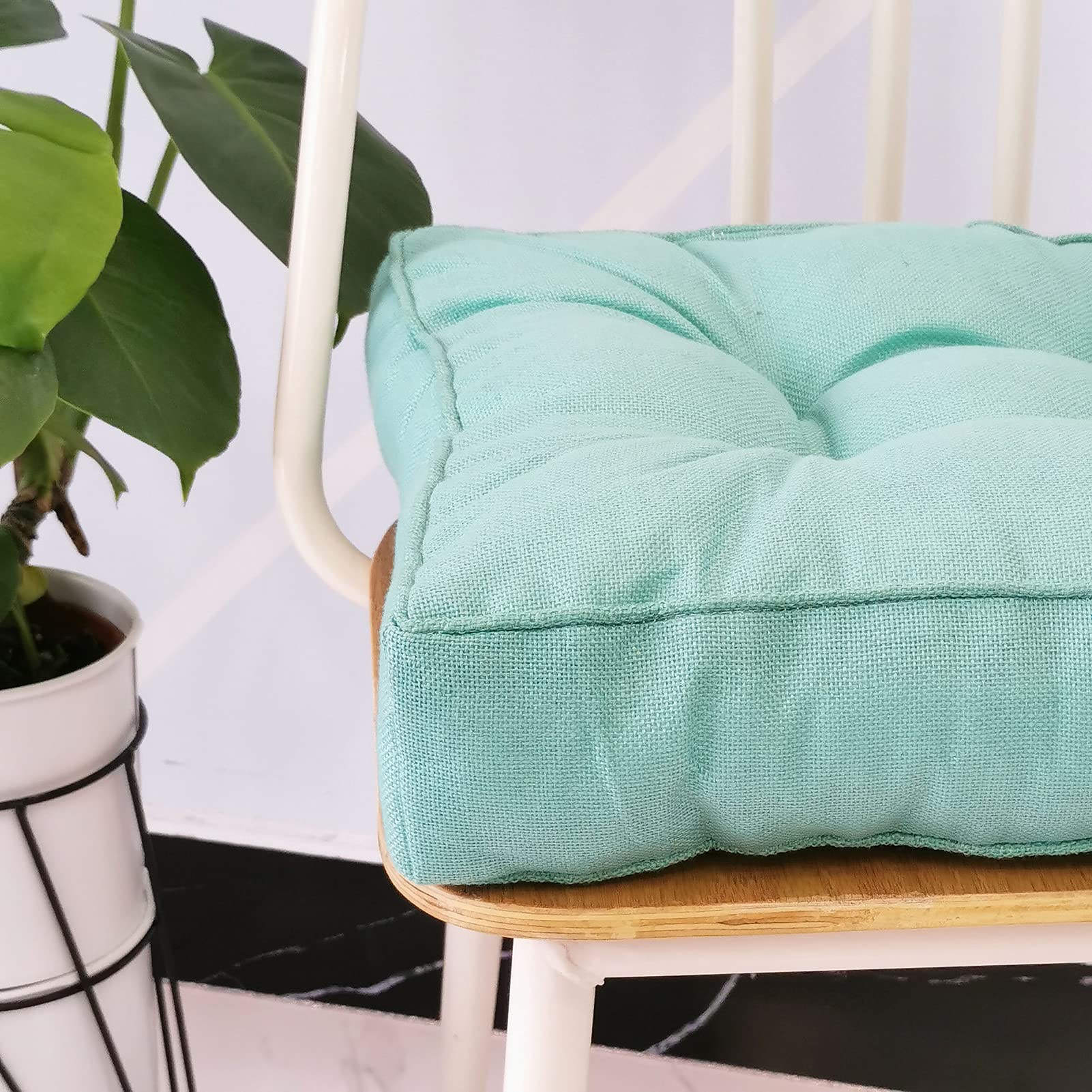 BAOFI 19x19x3.5in Square Chair Cushion - Ultra Soft Seat Pad for Dining Chairs, Office Chairs & Car Seats - 22 Vibrant Colors - Perfect for Home, Office & Travel Comfort