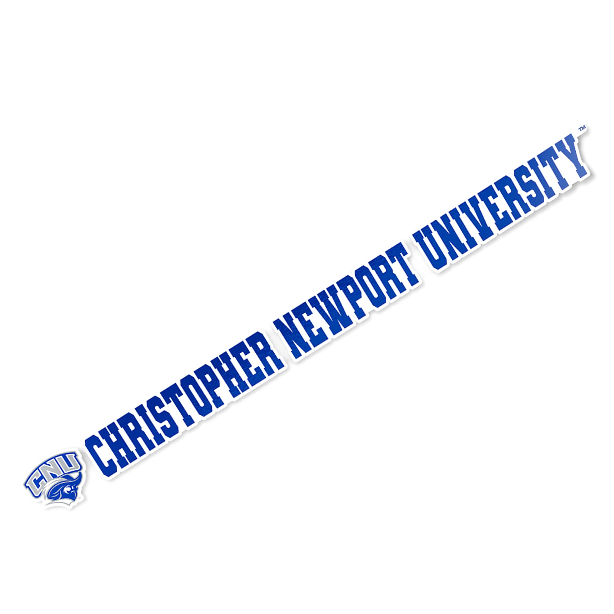 Christopher Newport University CNU Captains Desert Cactus Vinyl Decal Sticker - 15 Inch Waterproof Laptop, Water Bottle, Car, Scrapbook Decoration - Perfect for School Spirit, Dorm Room, College Pride & Gift Giving