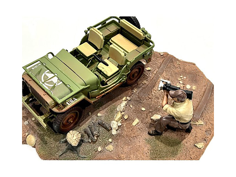 1/18 Scale 4X4 Mechanic Action Figure - Realistic Model Car Accessory by American Diorama | Perfect for RC Car Scenes, Diorama Displays & Collectors