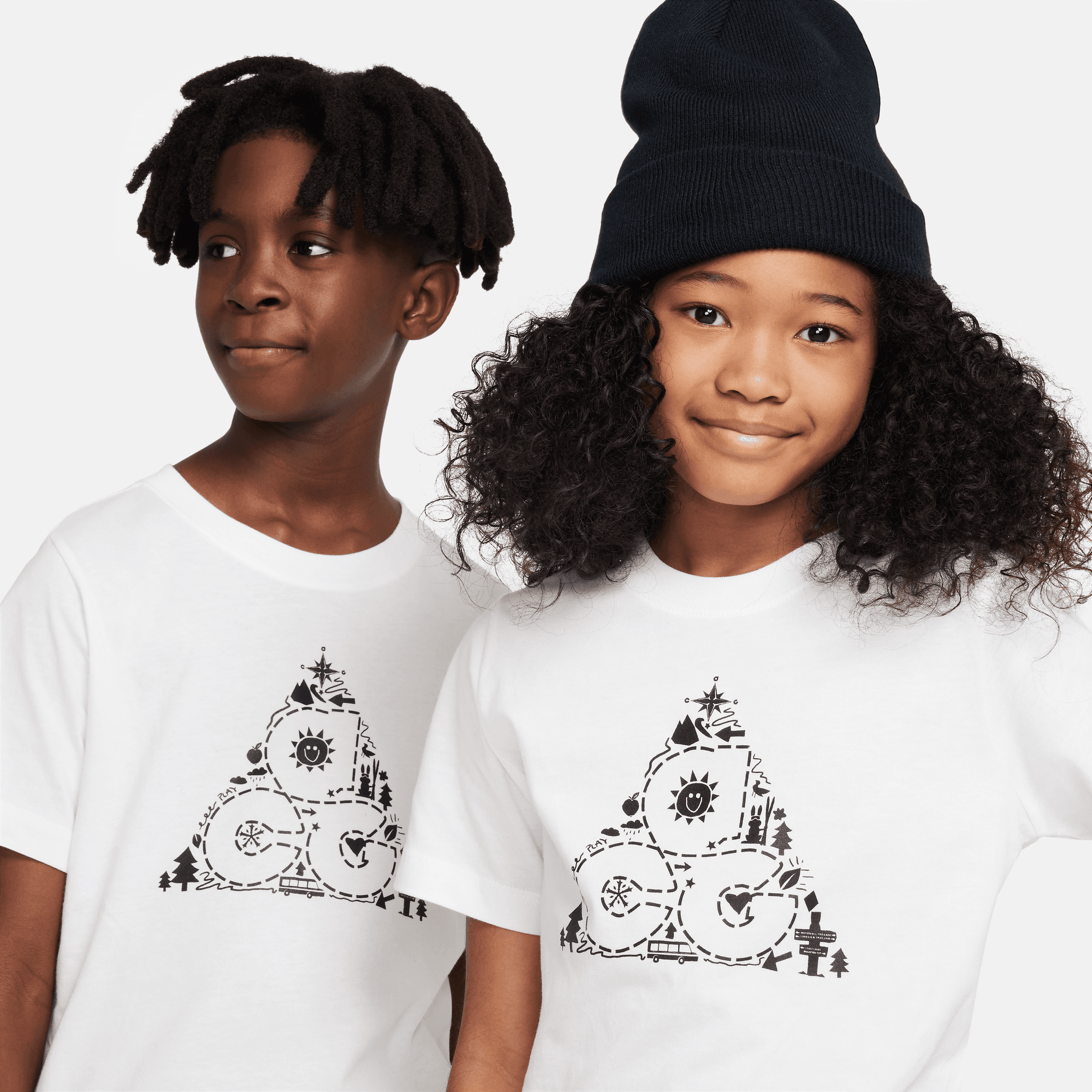 ACG Kids T-Shirt - Soft Cotton White Tee for Boys & Girls - Perfect for Playdates, School & Casual Wear