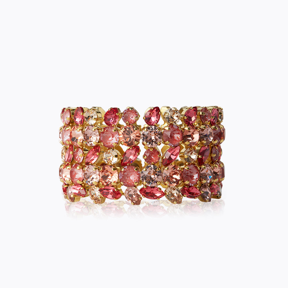 Stylish Multi Cuff Bracelet Set in Mulberry Red - Perfect for Women's Fashion Accessories, Boho Chic Outfits & Special Occasions