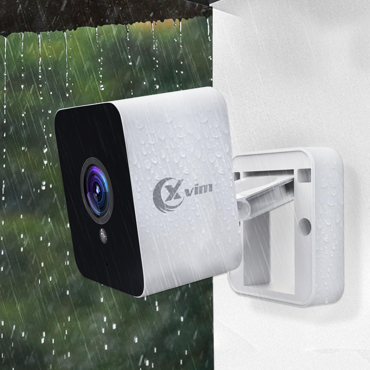 XVIM 8CH Wired Security Camera System with 64GB SD Card - 8PCS Outdoor Surveillance Cameras with Night Vision, Remote Access & Waterproof - Ideal for Home Security, Business Monitoring & Property Protection
