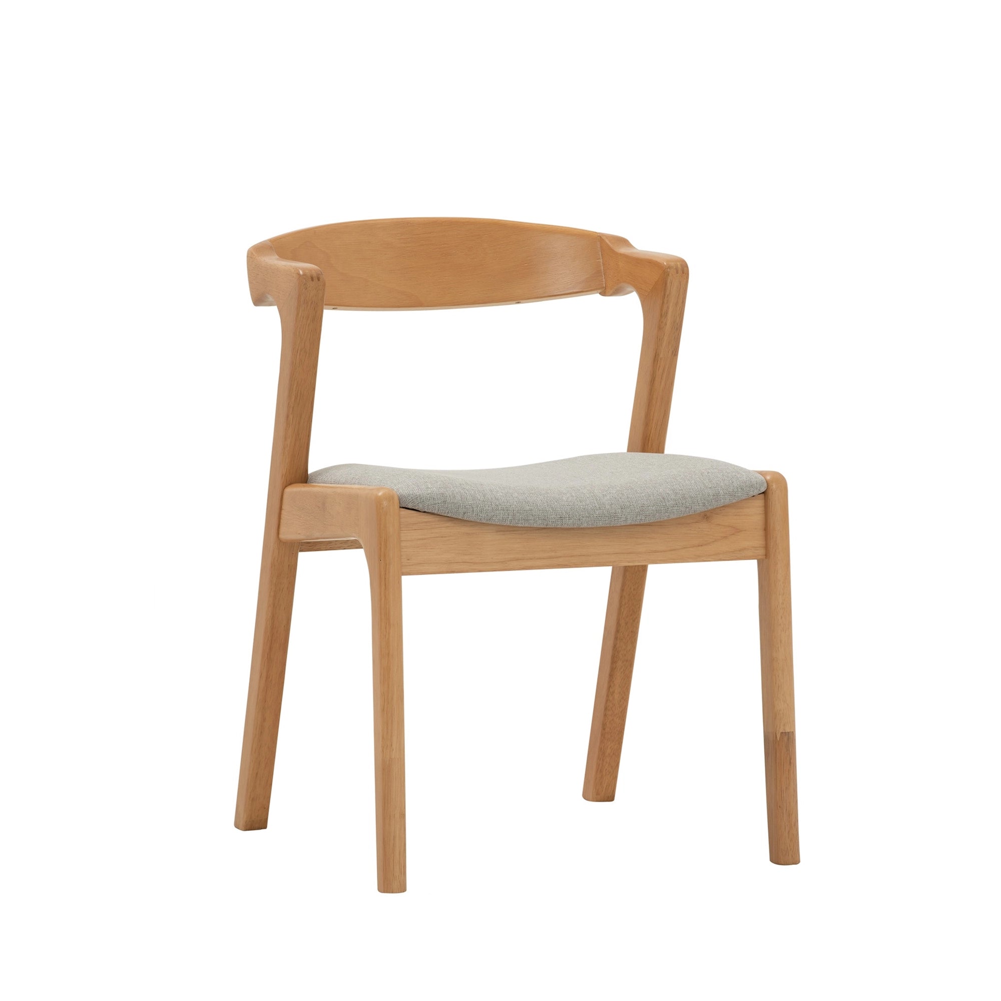 Herman Dining Chair - Modern Wooden Dining Room Chair with Upholstered Seat - Perfect for Kitchen, Dining Room, and Home Office Use