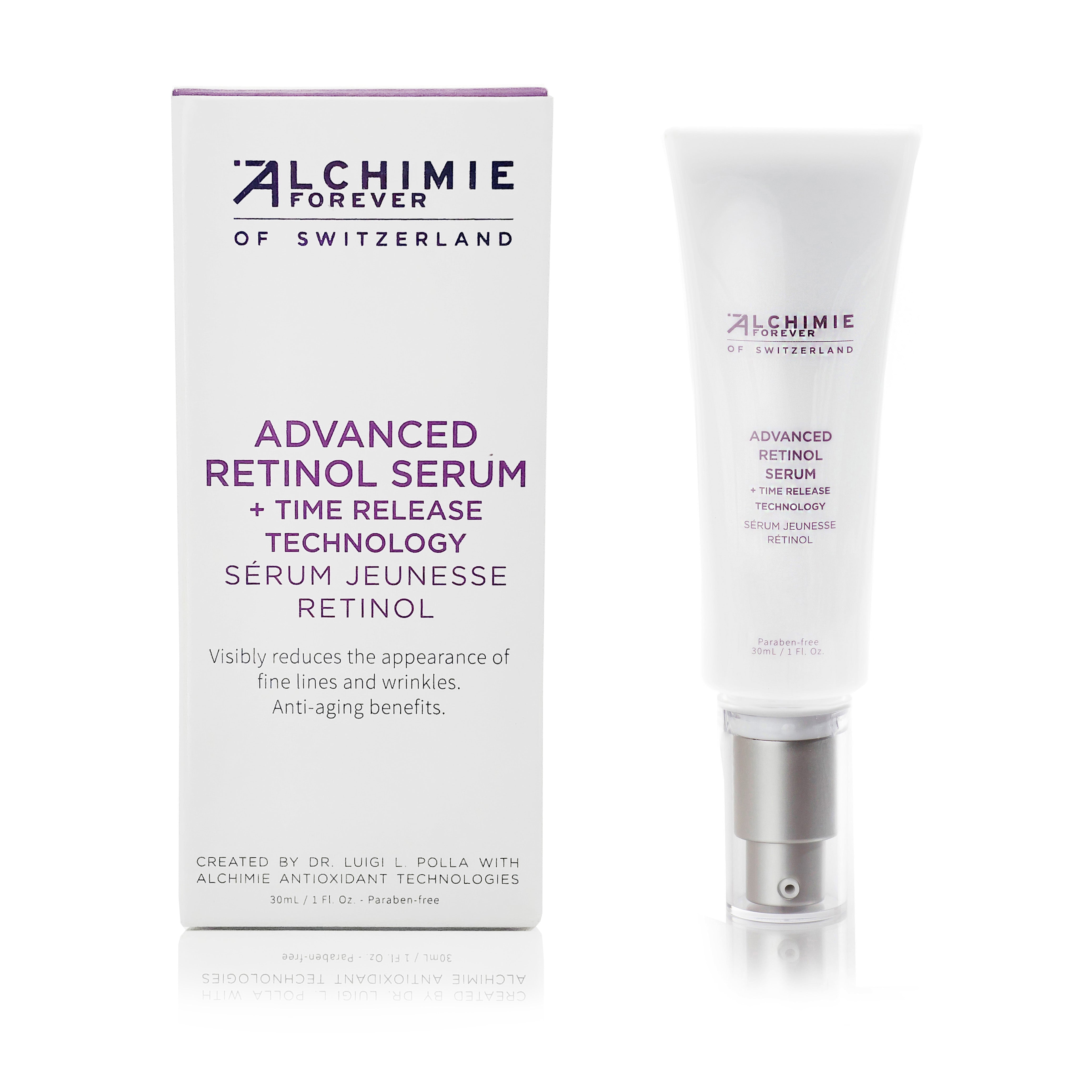 Alchimie Forever Advanced Retinol Serum for Face - Anti-Aging & Wrinkle Treatment - Perfect for Nighttime Skincare Routine