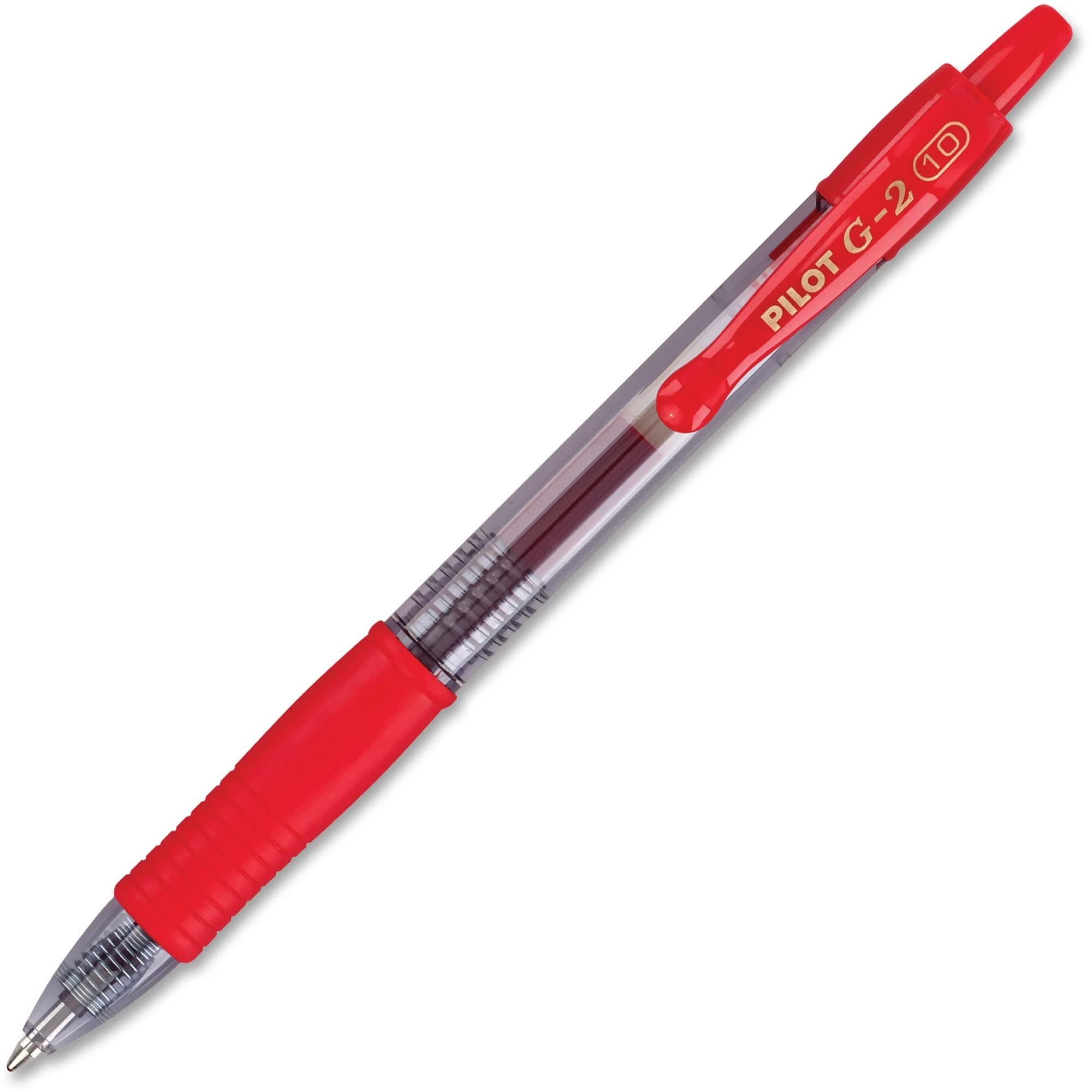 Pilot G2 Premium Gel Roller Pens - 12 Pack Bold 1mm Red Ink Pens for Office, School & Note Taking - Smooth Writing Gel Pens for Professionals & Students