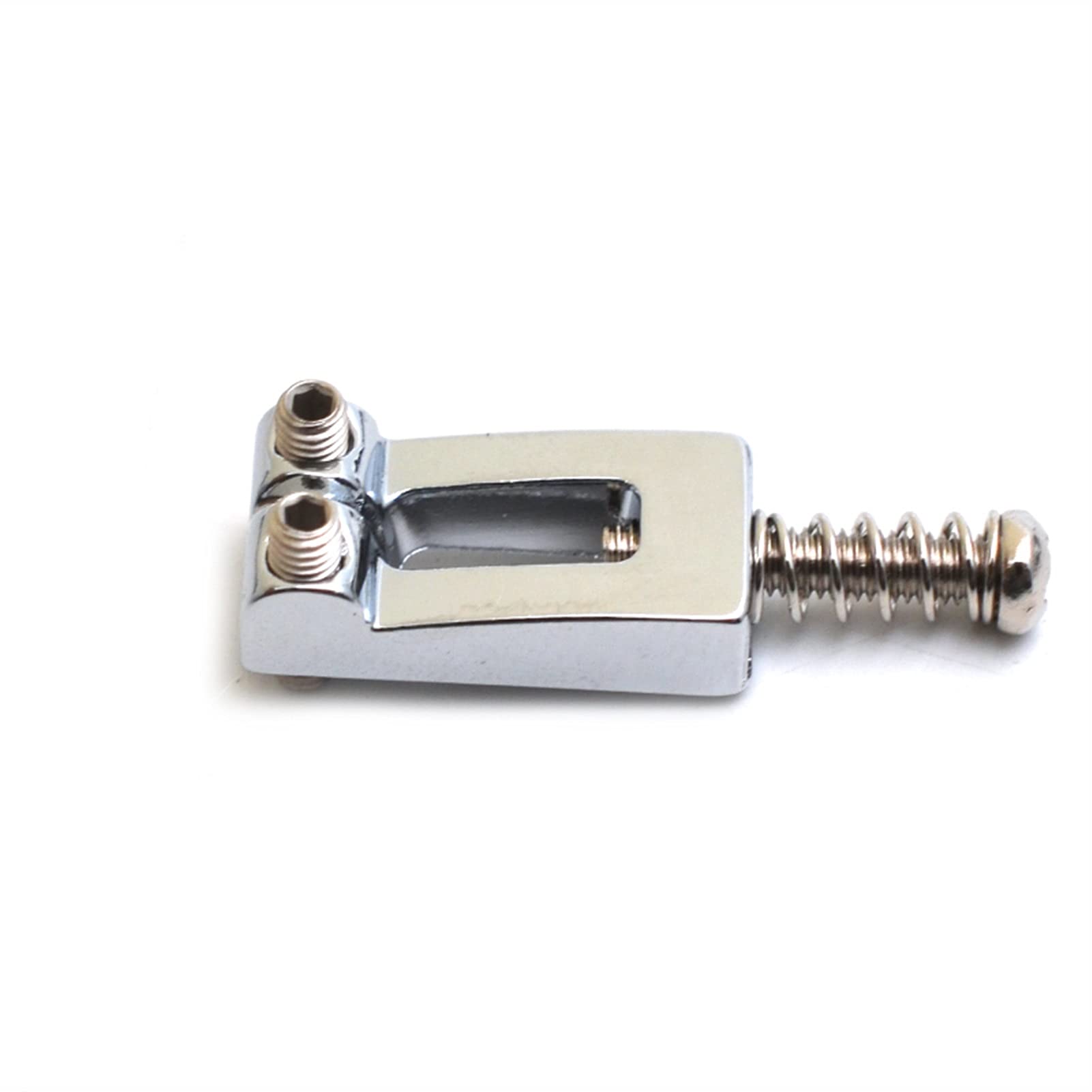 6-Piece Concave Electric Guitar Tremolo Bridge Set - Chrome/Silver & Gold String Saddles for Smooth Vibrato & Sustain | Perfect for Rock, Blues & Metal Performances