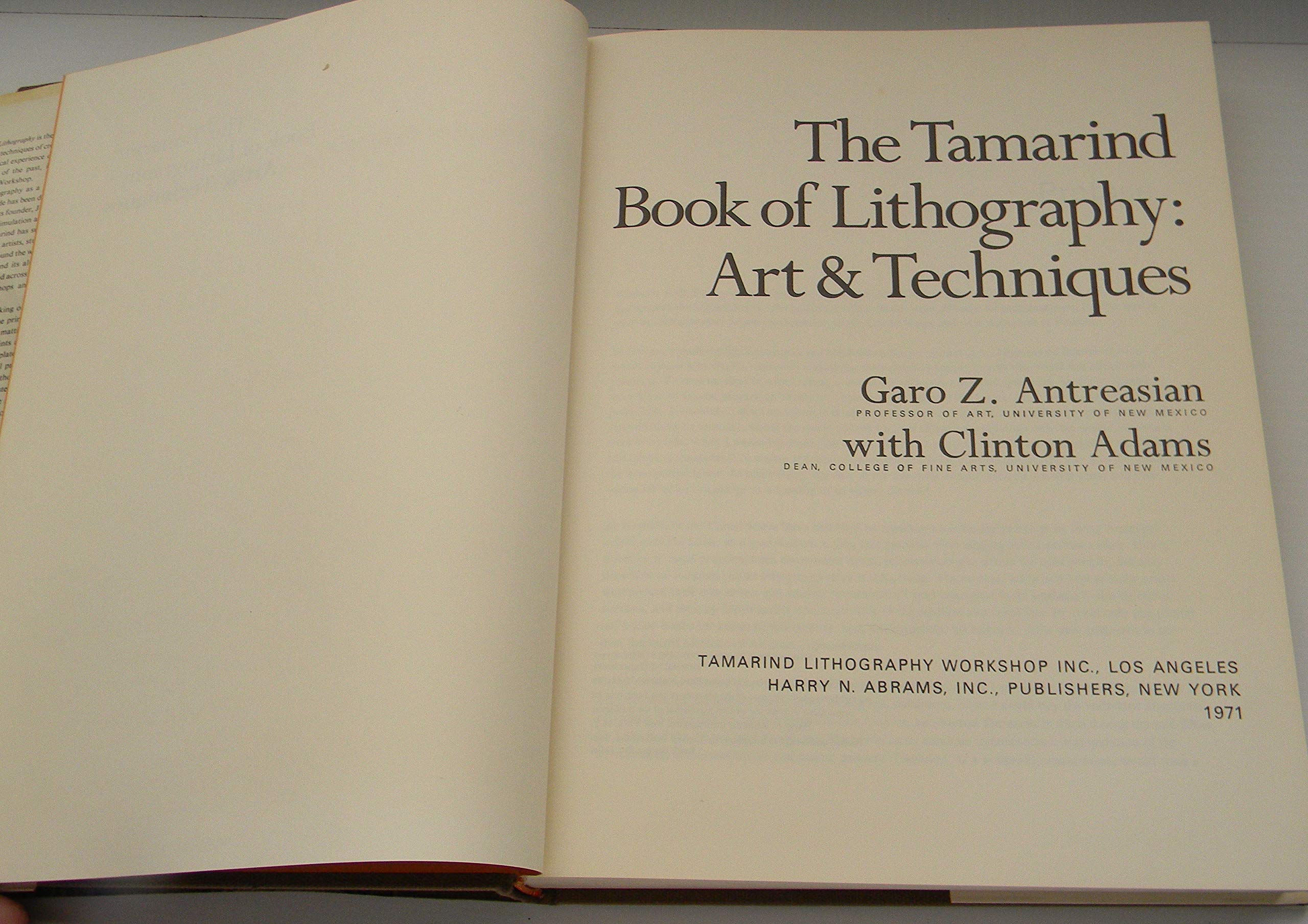 The Tamarind Book of Lithography: Art & Techniques - Essential Guide for Printmakers & Artists | Perfect for Studio Practice & Art Education