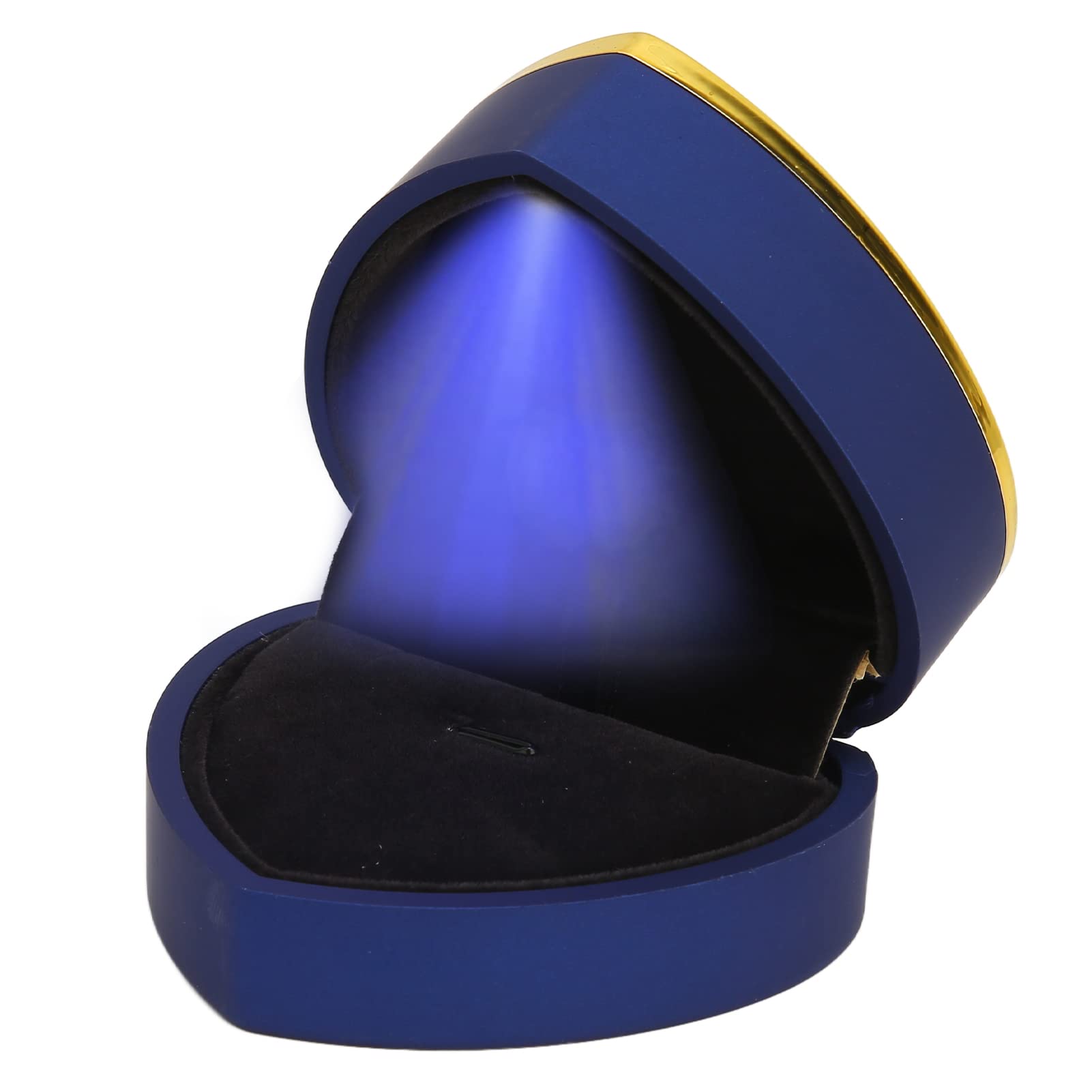 CHICIRIS Velvet Jewelry Box - Elegant Navy Blue Ring Storage Case for Proposal, Birthday Gifts | Perfect for Engagement Rings, Wedding Bands & Jewelry Organization