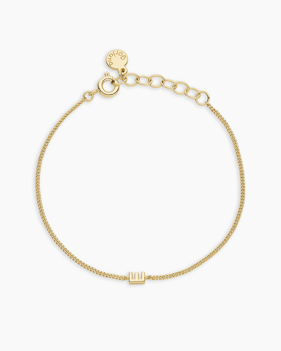 Wilder Mini Alphabet Bracelet - Personalized Initial Letter Bracelet for Women & Girls - Trendy Stackable Jewelry for Everyday Wear & Gifts