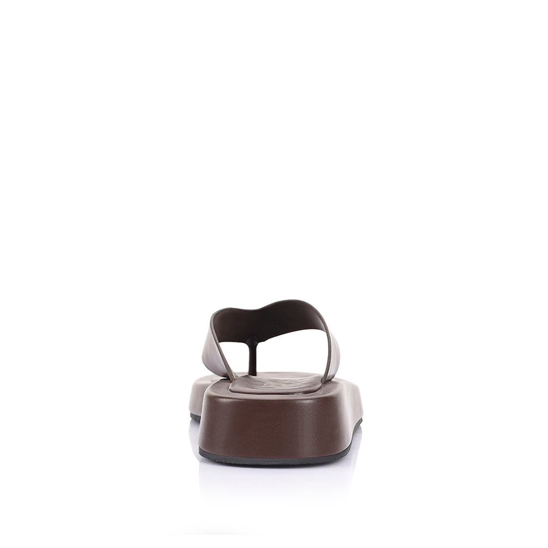 Bouncer II Flatform Thongs for Women - Chocolate Brown Sandals | Comfortable Summer Beach Slides, Poolside Flip Flops, Casual Outdoor Footwear