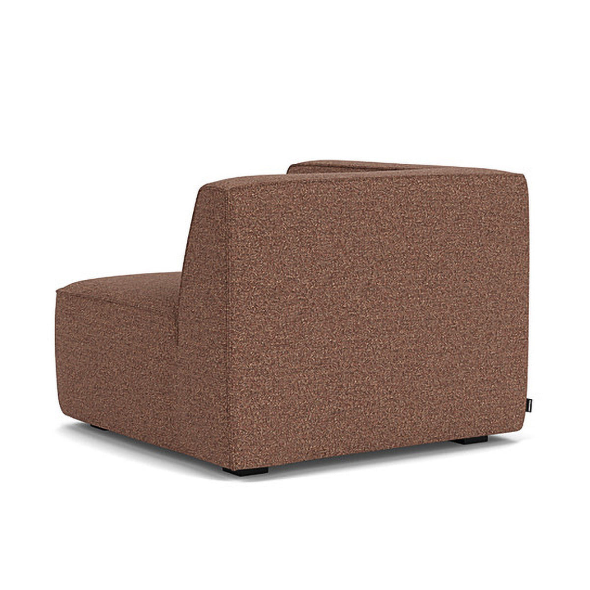 Dane Boucle 1 Seater Right Corner Modular Sofa - Modern Accent Chair for Small Spaces, Living Room, Apartment & Office - Soft Upholstered Lounge Seating with Comfortable Back Support