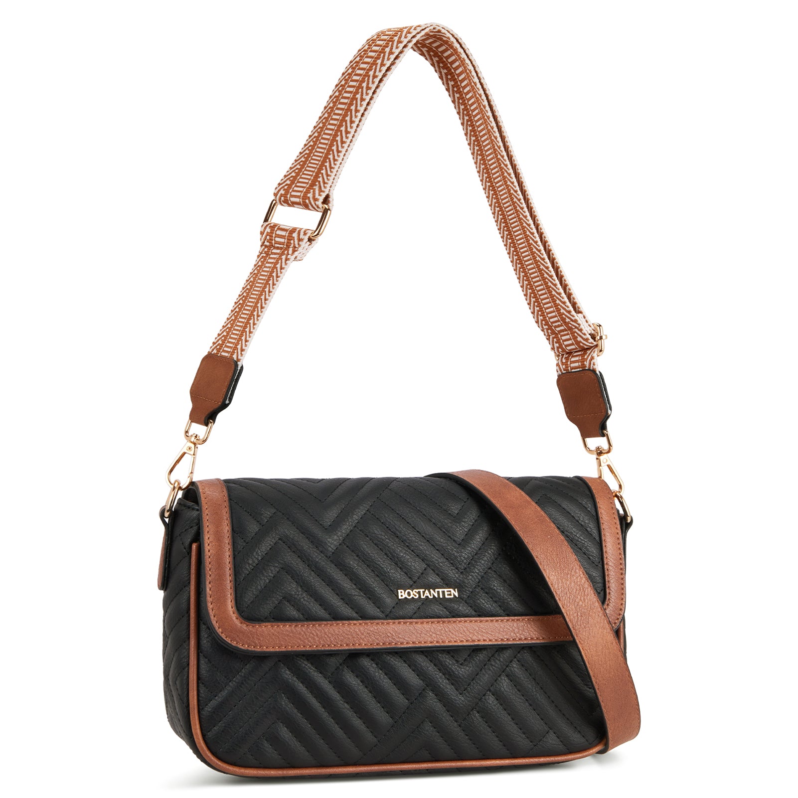 Kweli Quilted Vegan Leather Crossbody Purse for Women - Stylish & Cruelty-Free Handbag for Everyday Use, Work, and Travel