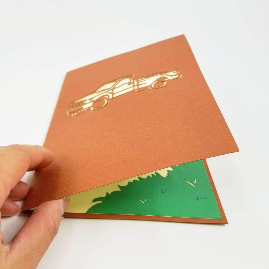 Red Truck Pop Up Greeting Card - Birthday, Thank You, Love, Graduation, Anniversary & Romantic Cards for Men & Women | Perfect for Special Occasions & Thoughtful Gifts