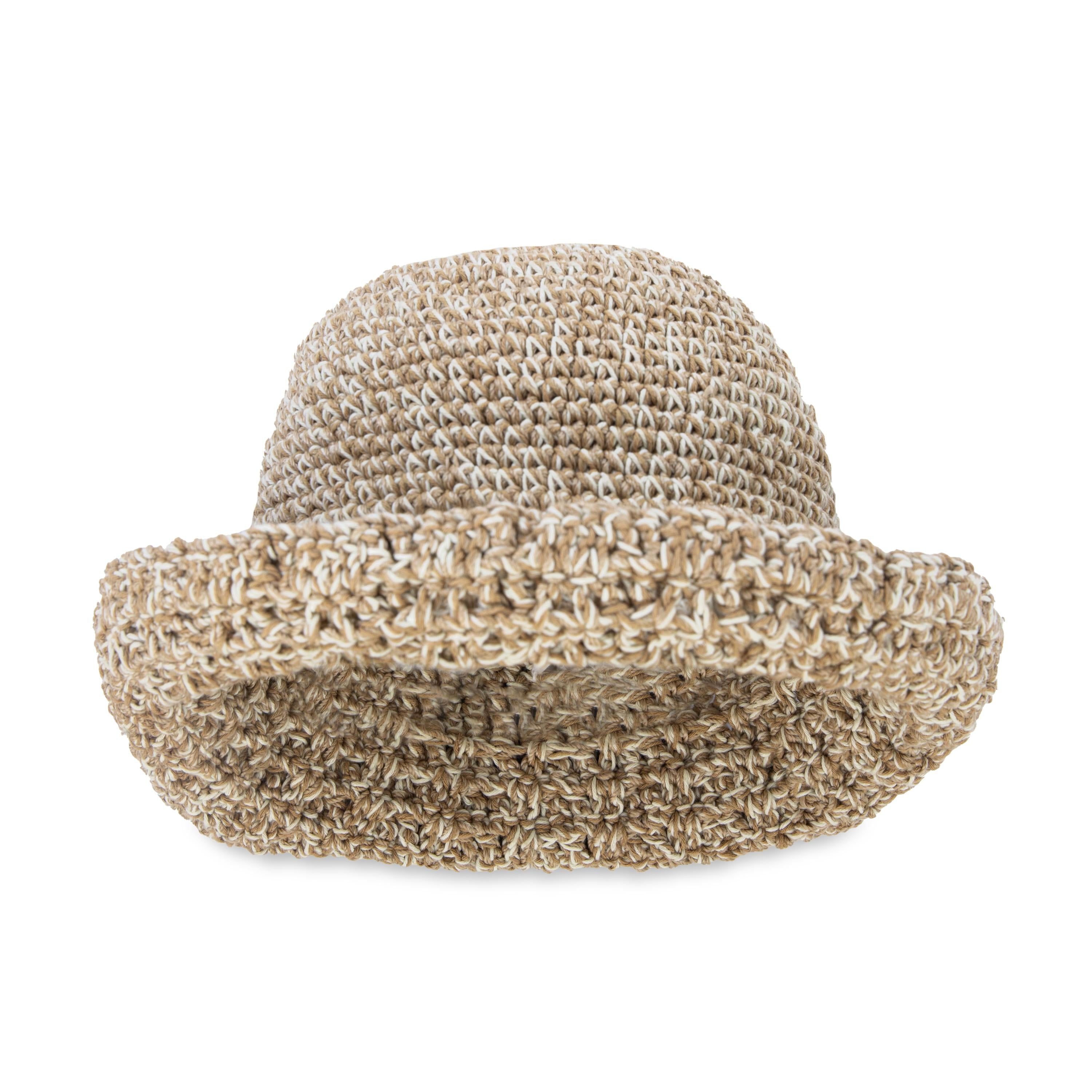 Lanie Bucket Hat - Hand Crochet Bamboo Summer Hat for Women - Perfect for Beach, Travel & Outdoor Activities