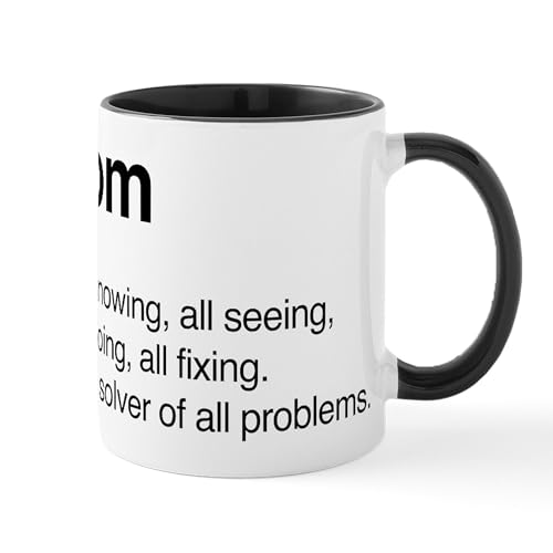White/Black Inside - Mom Solver Of All Problems Mug