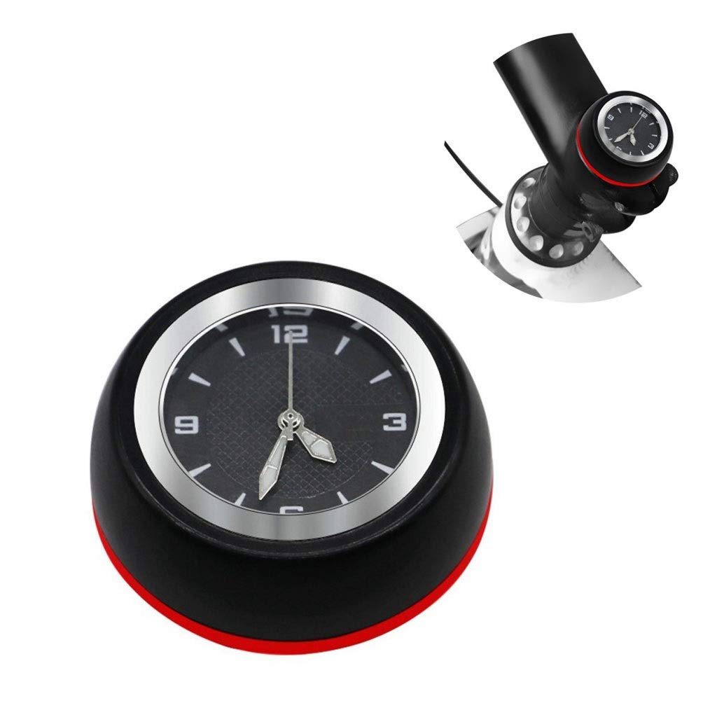 LVTU Bike Headset Top Cap with Watch - Cycling Computer for Bicycle Front Fork | Stem Cover & Timepiece for Road & Mountain Bikes | Perfect for Commuting, Fitness Tracking & Outdoor Adventures