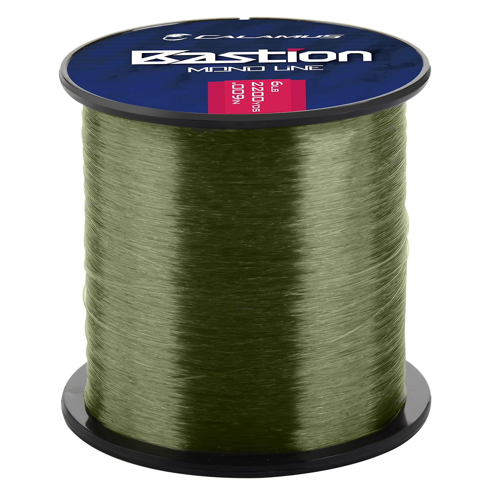 **Calamus Bastion Monofilament Fishing Line - High Strength Abrasion-Resistant Nylon Fishing Line for Freshwater & Saltwater - Ideal for Bass, Trout, and Offshore Fishing**