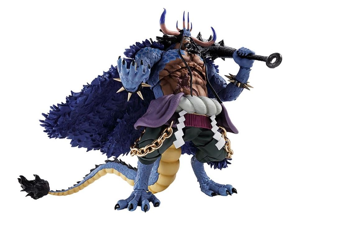 Bandai Spirits One Piece S.H. Figuarts Kaido Beast King Figure (25cm) - Anime Collectible for Display & Action Scenes
