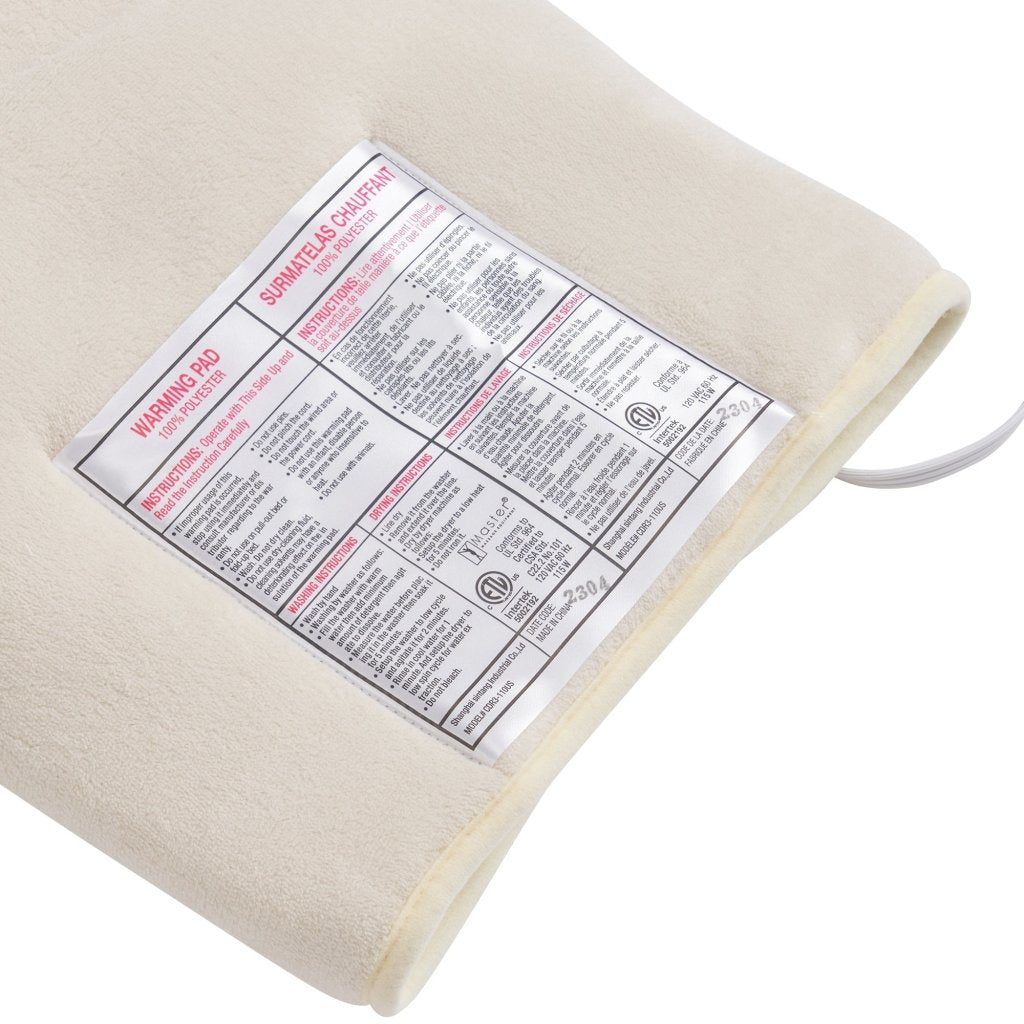 ETL Certified Massage Table Warmer - Sherpa Velvet Fleece Heating Pad & Heating Blanket for Spa, Massage & Beauty Beds - Professional Warming Heat Pad for Relaxation & Pain Relief - Perfect for Home Spa, Massage Therapy & Salon Treatments