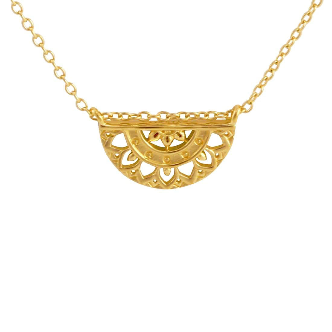 Elegant Gold Mandala Choker Necklace for Women - Boho Chic Layering Jewelry for Everyday Wear, Parties & Festivals