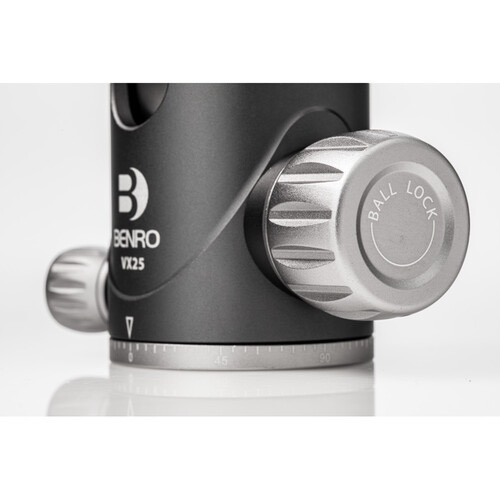 Benro VX30 Arca Swiss Style Aluminum Ballhead with PU60N Camera Plate - Professional Tripod Head for DSLR & Mirrorless Cameras - Perfect for Photography, Videography & Travel