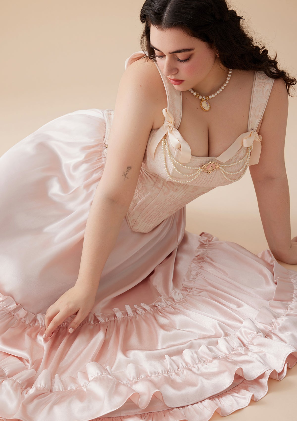 Princess Cynthia Skirt - Elegant Curve & Plus Size A-Line Skirt for Women | Perfect for Parties, Weddings & Special Occasions