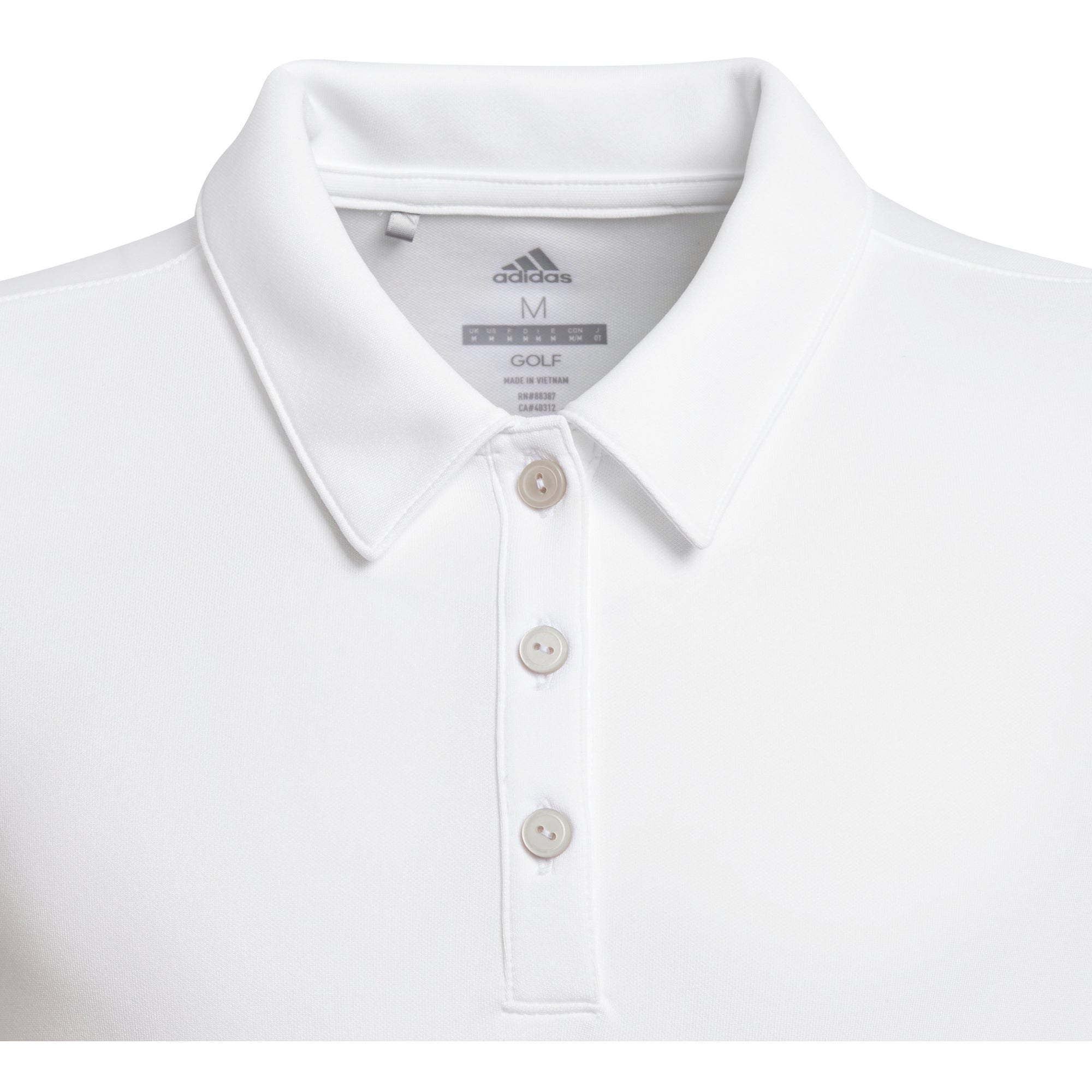Adidas Tournament Girls Golf Polo Shirt - Moisture-Wicking & UV Protection for Junior Golfers - Perfect for Golf Tournaments, Practice & Outdoor Sports