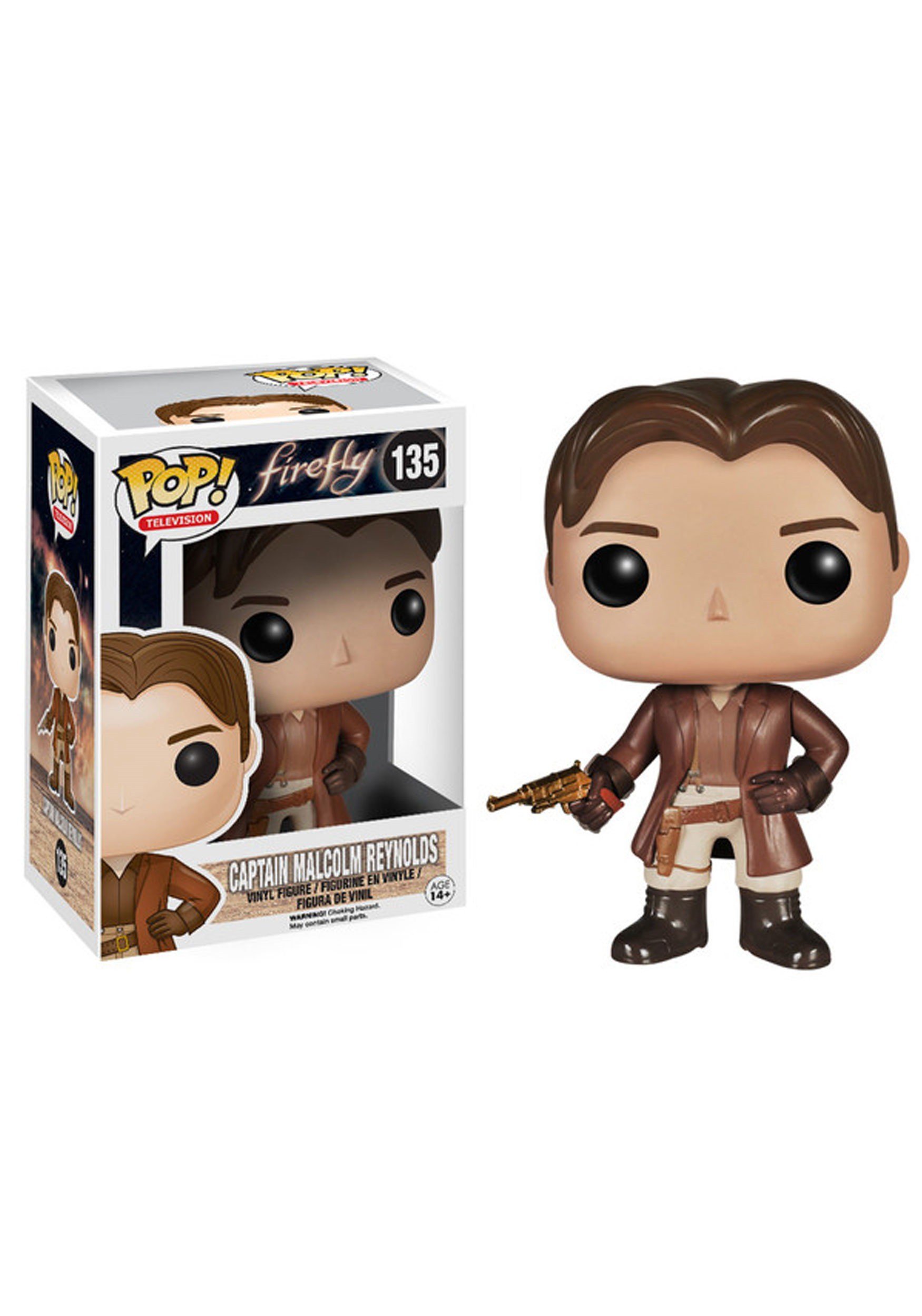 Funko POP TV: Firefly - Malcolm Reynolds Collectible Vinyl Figure | Perfect Gift for Sci-Fi Fans & Firefly Enthusiasts | Display for Home, Office, or Game Room Decor