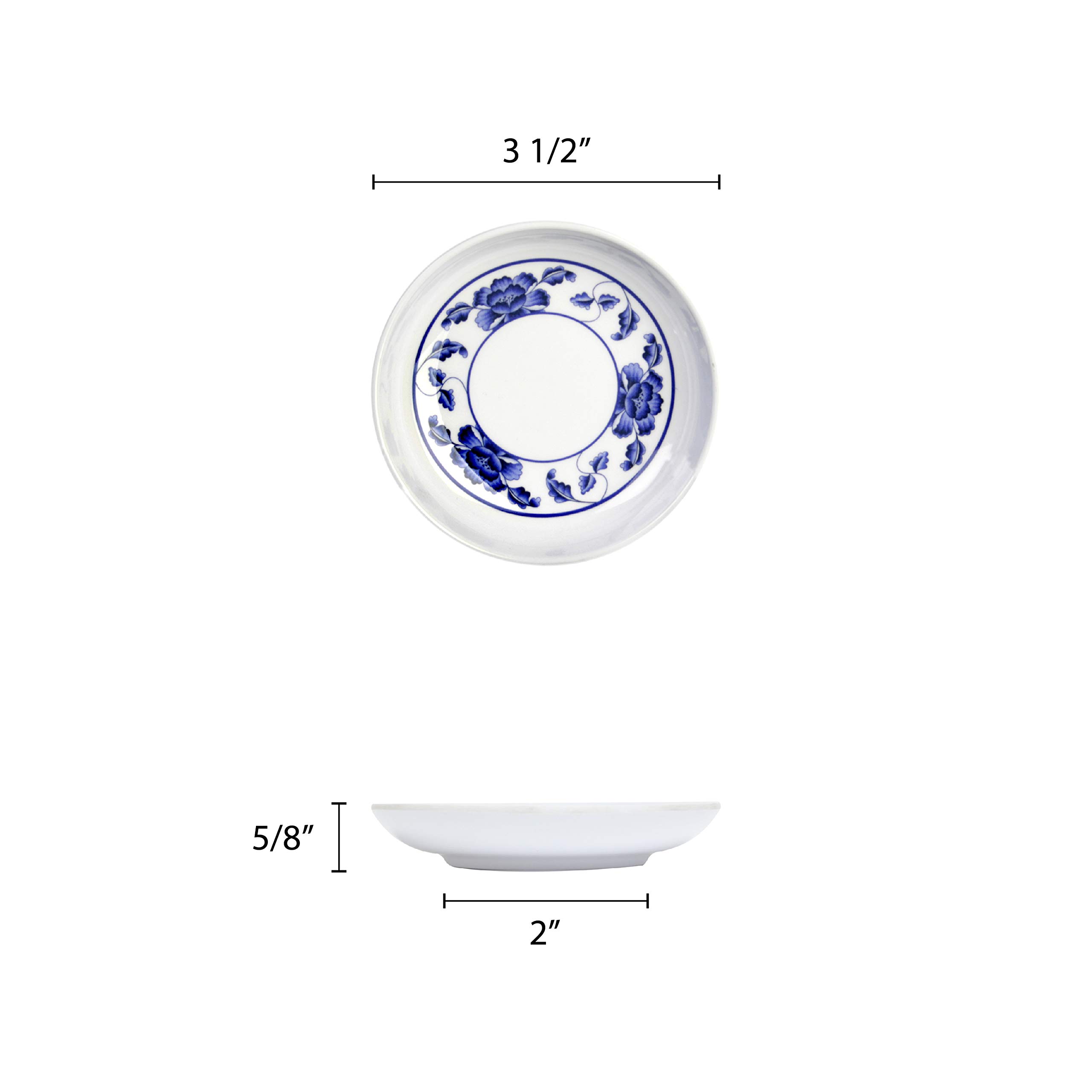 Premium 12-Piece Melamine Sauce Dishes Set (2 oz, 3.5