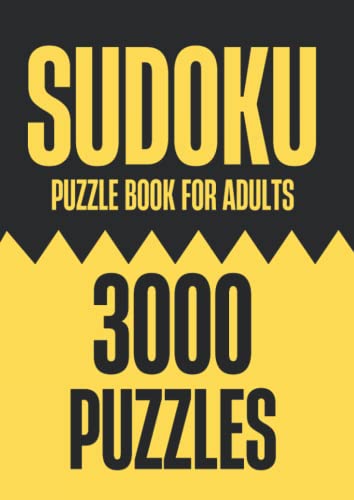 3000 Sudoku Puzzles for Adults - Easy to Hard Levels with Solutions | Brain Training & Relaxation