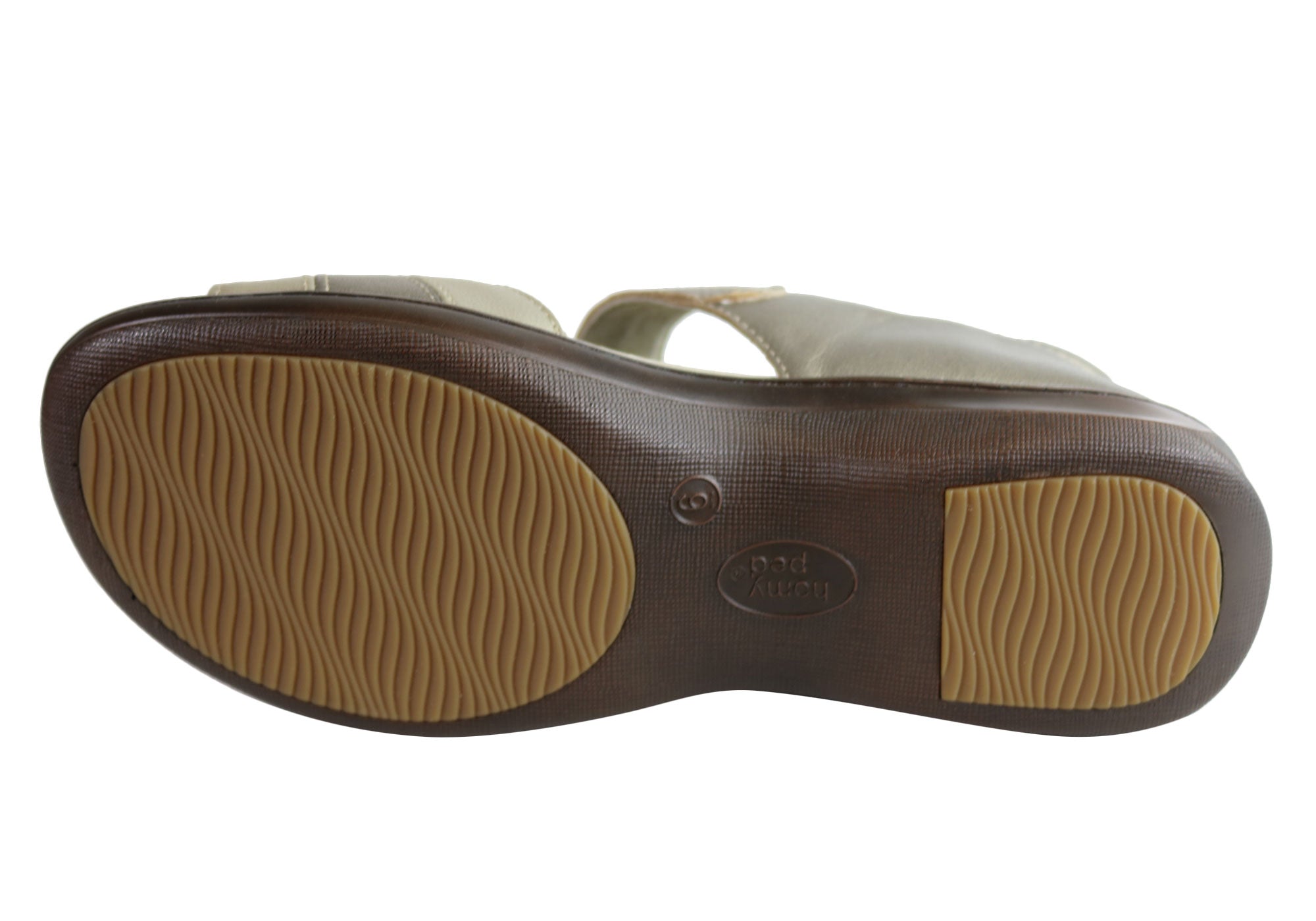 Homyped Dakota Women's Leather Wide Fit Sandals - Comfortable Slip-On Sandals for Wide Feet - Perfect for Walking, Travel & Summer Outfits