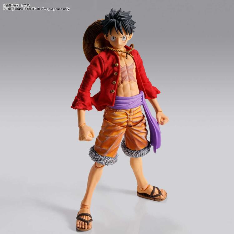 Bandai Imagination Works One Piece Monkey D. Luffy Action Figure - Anime Collectible Toy for Fans - Perfect for Display, Gifts, and Anime Decor