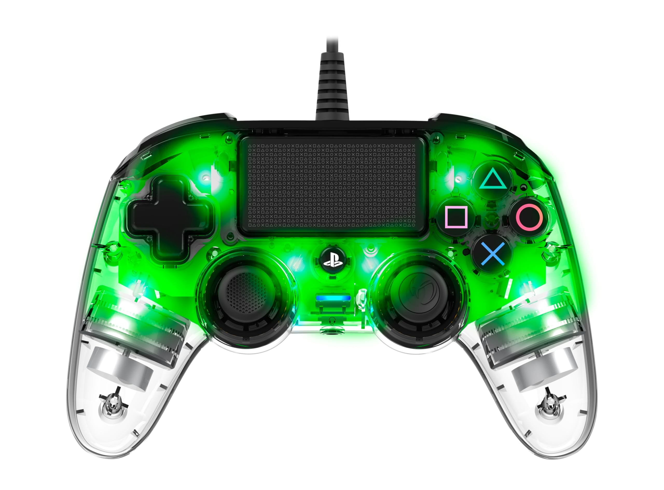 Nacon Compact Controller Light Edition for PlayStation 4 - Wireless Gaming Controller with Ergonomic Design | Perfect for PS4 Gaming, Streaming & Competitive Play