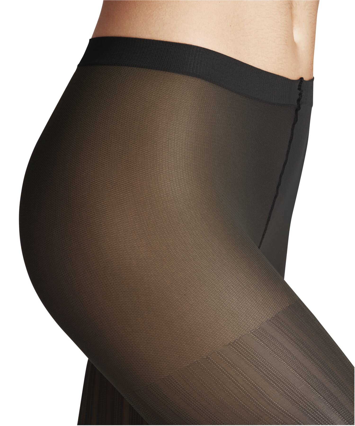 FALKE Women's Prime Rib 60 DEN Semi-Opaque Patterned Tights - 1 Pair for Work, Office & Everyday Comfort