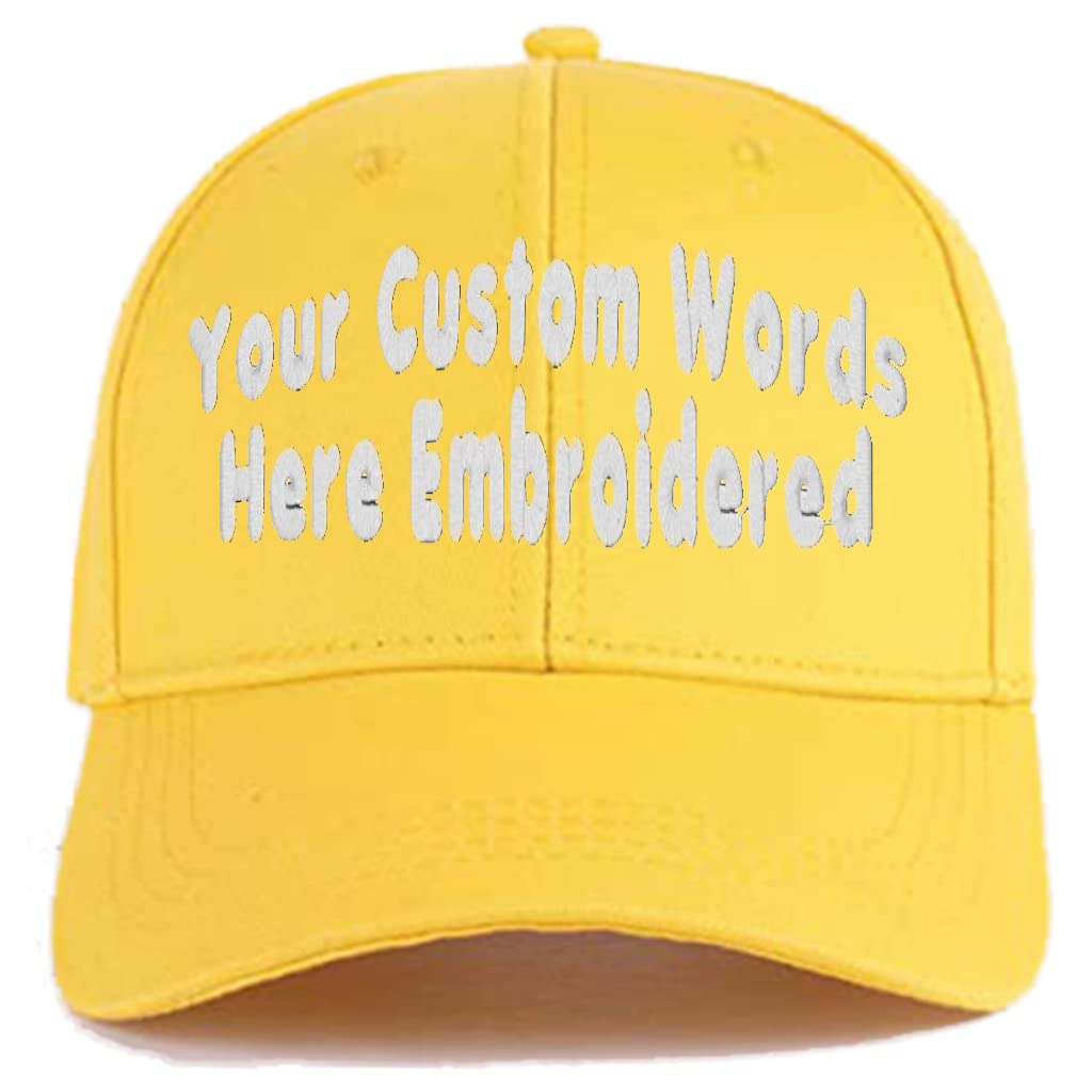 Custom Embroidered Logo Hats - Personalized Baseball Caps & Kids Sun Hats | Fashion Trucker Caps for Men, Women & Children | Perfect for Sports, Outdoor Activities & Brand Promotions