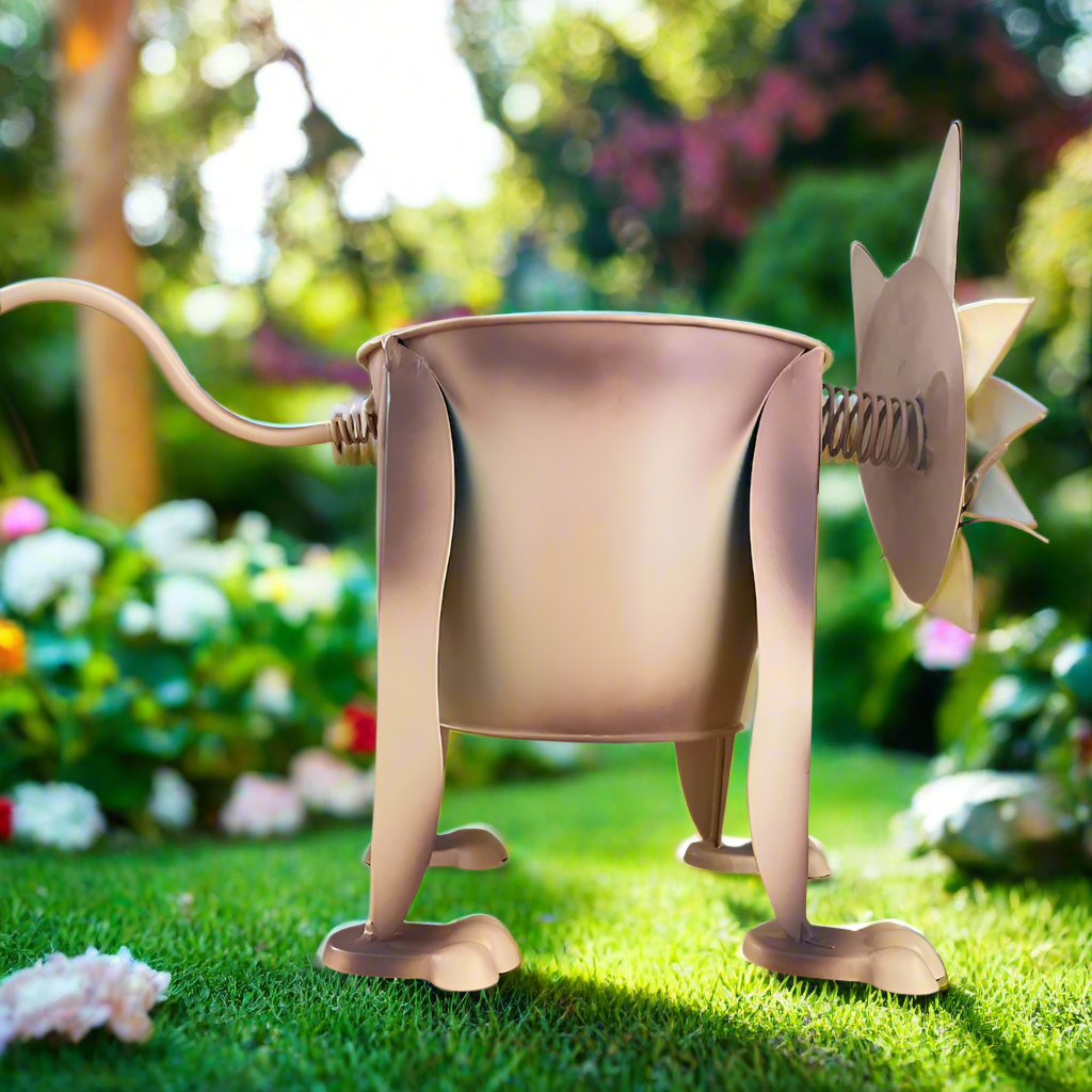 Fun Nodding Head and Tail Cat Planter - Cute Flower Pot for Succulents, Herbs & Small Plants - Perfect for Home, Office & Garden Decor