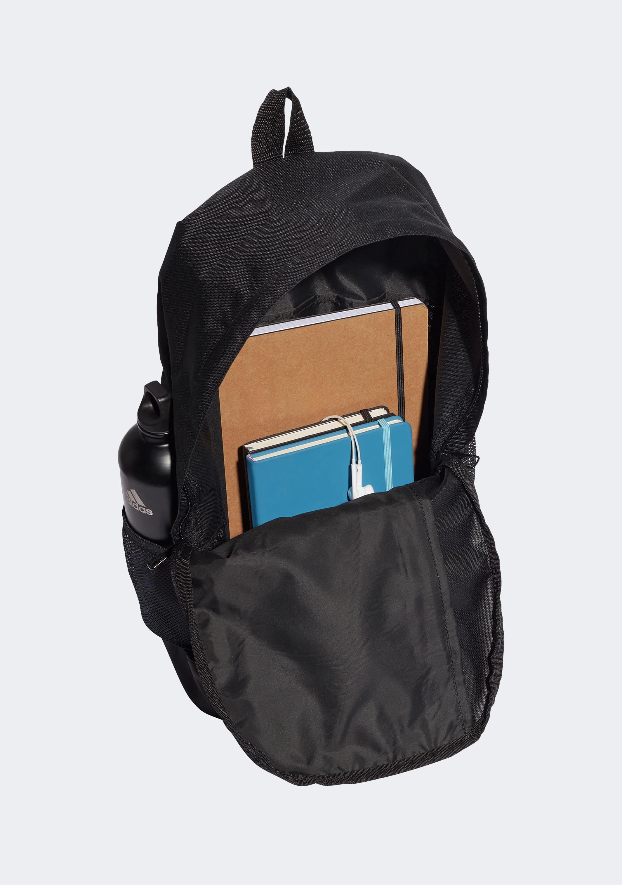 Adidas Unisex Essentials Linear Backpack 22.5L - Lightweight Durable School Backpack for Men & Women - Perfect for College, Travel, Gym & Everyday Use