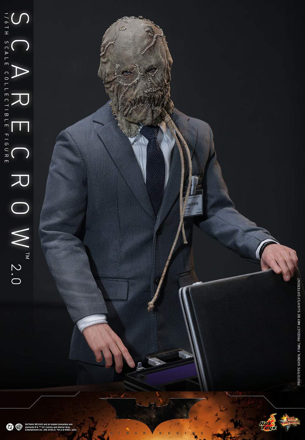 Hot Toys DC Comics Batman Begins Scarecrow (2.0) Dr. Jonathan Crane 1/6 Scale 12