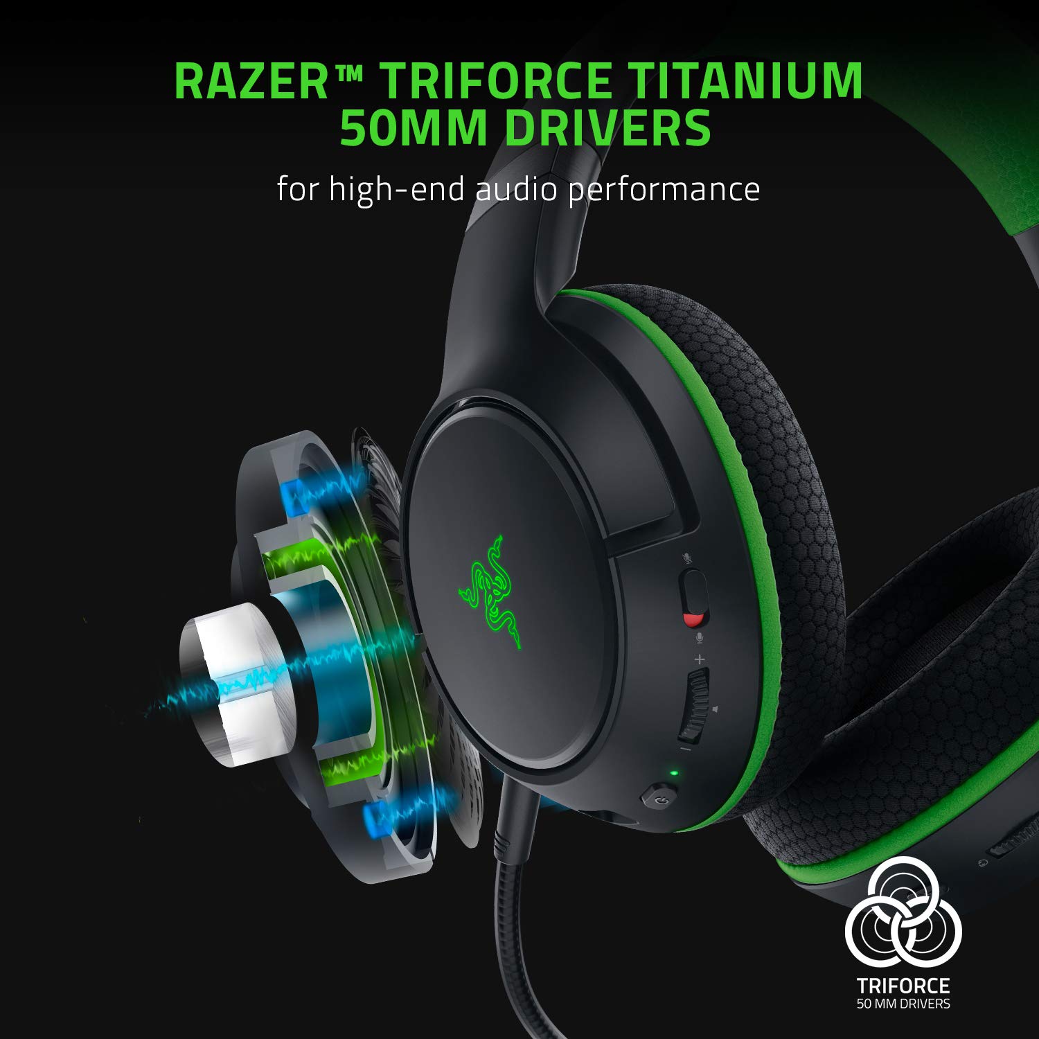 Razer Kaira Pro Wireless Gaming Headset for Xbox Series X | S - TriForce Titanium 50mm Drivers, Supercardioid Mic, Bluetooth 5.0 - Premium Black Headphones for Console & PC Gaming, Streaming, and Online Chat